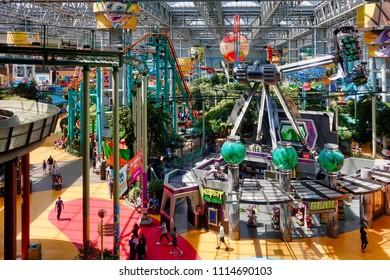 Minneapolis MN, USA - 2018.05.18 - The Entertainment Center Of The Mall Of America.                          