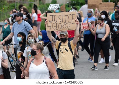 Minneapolis, MN / USA - May 26 2020: Black Lives Matter, 