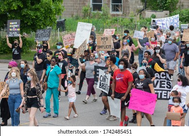 Minneapolis, MN / USA - May 26 2020: Black Lives Matter, 