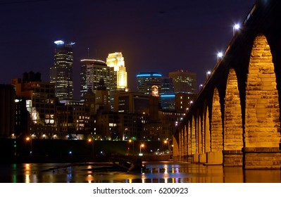 Minneapolis Skyline and Stone Arch