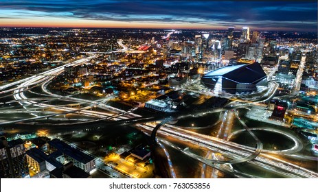 Minneapolis Traffic Skyline 