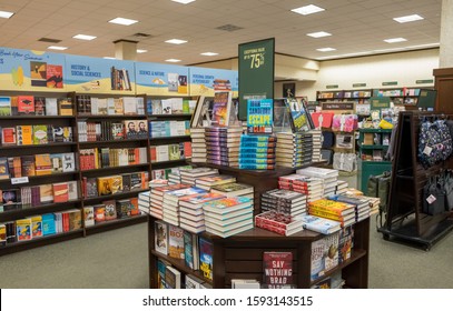 MINNEAPOLIS, USA, - AUGUST, 8, 2019: Books on display in a bookshop in Minnaepolis, USA.