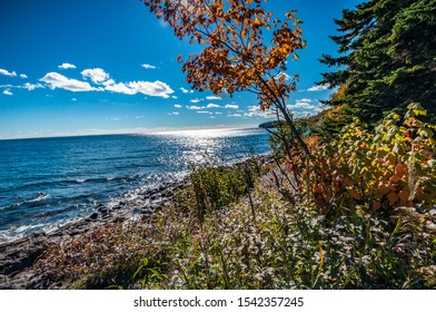 Minnesota North Shore Drive In Autumn On Lake Superior.