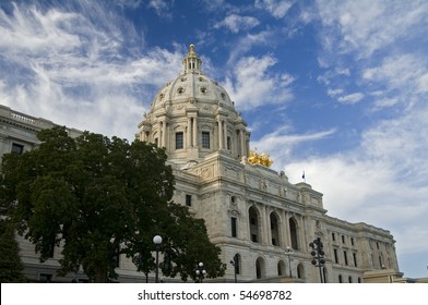 Minnesota State Capitol Building In Saint Paul 