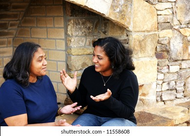 Minority Family In Their Home