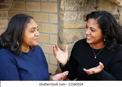 Minority Family In Their Home