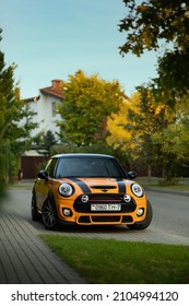 Minsk, Belarus - 09.12.2021: MINI John Cooper Works