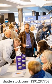 MINSK, BELARUS - 1 MAY, 2019: Job Fair, Unemployed Looking For A Job