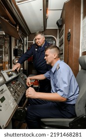 MINSK, BELARUS - 22 July, 2022: Subway Train Driver Training