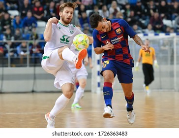 Minsk, Belarus - 23 November 2019: Barca
 V Stolitsa, UEFA Futsal Champions League, Elite Round, Group D. SK Urucca