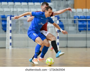 Minsk, Belarus - 23 November 2019: Sparta Praha V Kherson, UEFA Futsal Champions League, Elite Round, Group D. SK Urucca