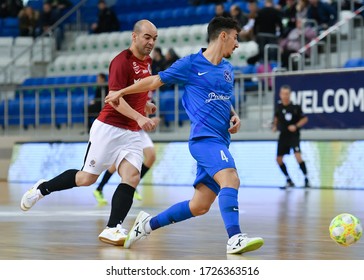 Minsk, Belarus - 23 November 2019: Sparta Praha V Kherson, UEFA Futsal Champions League, Elite Round, Group D. SK Urucca