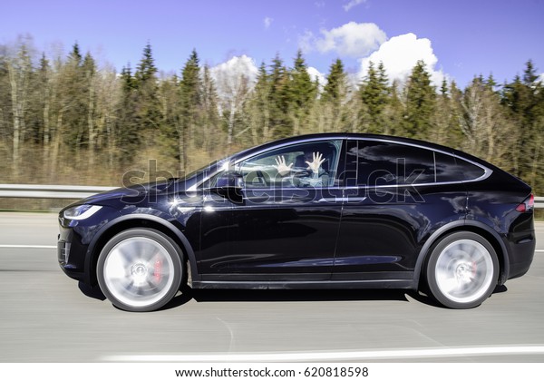 Minsk Belarus April 7 2017 Tesla Stock Image Download Now