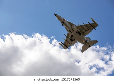 MINSK, BELARUS - AUGUST 3, 2019: Russian Air Force And Belorussian Air Force Gather For A Military Exercise. Pilots Execute War Scenarios And Train For Warfare.