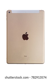 Minsk, Belarus - December 22, 2017: Apple IPad. The Operating System IOS. Founders: Steve Jobs, Steve Wozniak, Ronald Wayne. Apple Inc. Located In United States, California.