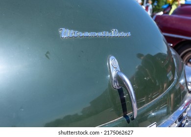 Minsk, Belarus, July 02.2022, 1950 Packard Super Deluxe Touring Car