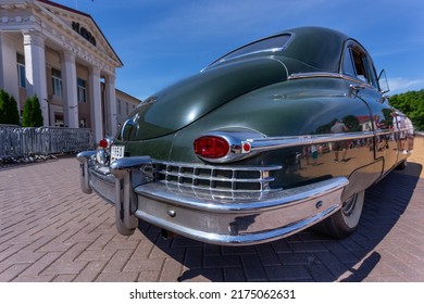 Minsk, Belarus, July 02.2022, 1950 Packard Super Deluxe Touring Car