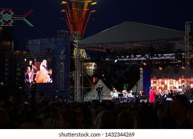 Minsk, Belarus - June 23, 2019. European Games 2019 In The Minsk, City ​​festivity