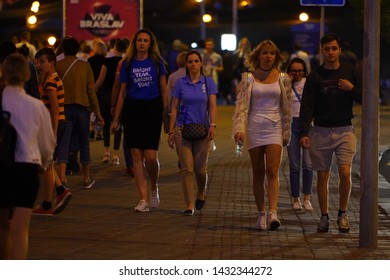 Minsk, Belarus - June 23, 2019. European Games 2019 In The Minsk, City ​​festivity