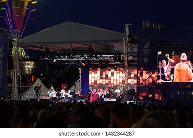 Minsk, Belarus - June 23, 2019. European Games 2019 In The Minsk, City ​​festivity