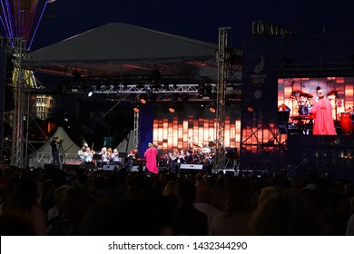 Minsk, Belarus - June 23, 2019. European Games 2019 In The Minsk, City ​​festivity