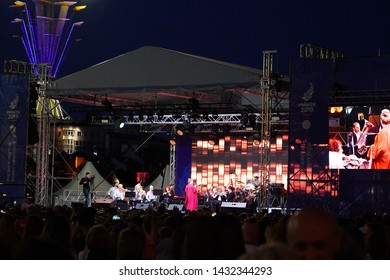 Minsk, Belarus - June 23, 2019. European Games 2019 In The Minsk, City ​​festivity