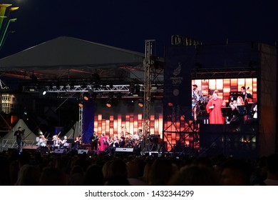 Minsk, Belarus - June 23, 2019. European Games 2019 In The Minsk, City ​​festivity