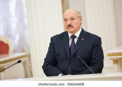 MINSK, BELARUS - March 11, 2013: President Of Belarus Alexander Lukashenko