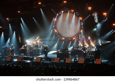 MINSK, BELARUS - MAY 25: Pink Floyd, Music show of Australian band in Minsk, on May 25, 2013, in Minsk, Belarus