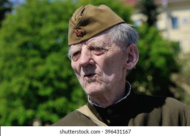 MINSK, BELARUS - MAY 9: WWII Veteran During A Parade On Victory Day On May 9, 2013