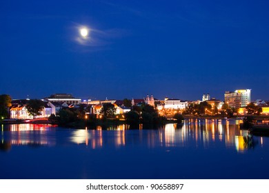 Minsk (historical Center) At Night