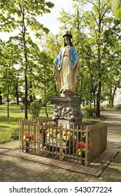 MINSK MAZOWICKI 08 MAY 2010 :   Shrine In Minsk Mazowiecki. Poland