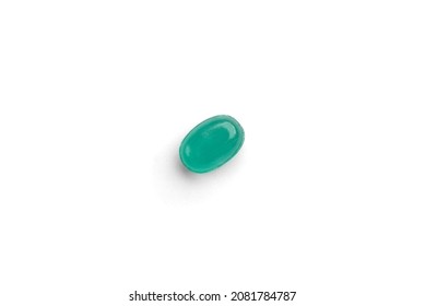 Mint Candy Isolated On White Background.