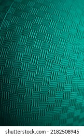 Mint Green Kickball Dodgeball Sports Ball Inflatable Textured Grip Generic Athletic Rubber Gym Ball With Weave Texture. Wall Ball Used For Common Recreational Sports Games And Gym Class. Texture.