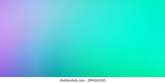 Mint green   purple color background Abstract blurred gradient background  Banner template  Mesh backdrop and sweet colors  