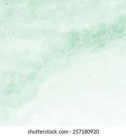 Mint Green Watercolor Texture Background, Hand Painted