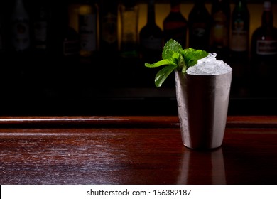 Mint Julep On The Bar