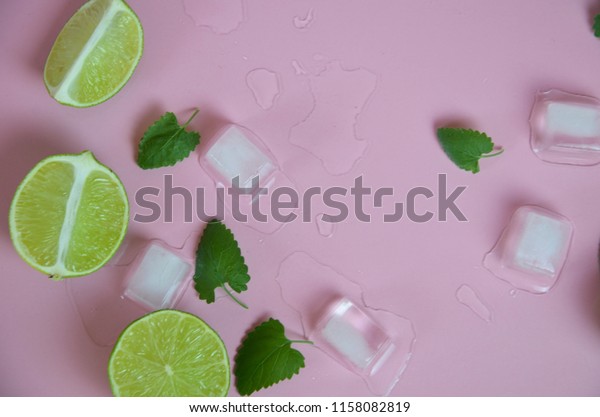 Mint Lime Ice Ingredients Bar Utensils Stock Photo Edit Now 1158082819