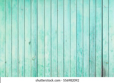 Mint Painted Wood Panels Background.