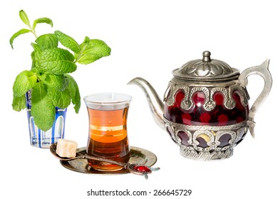 Mint Tea Is A Traditional Arabian Refreshing Drink