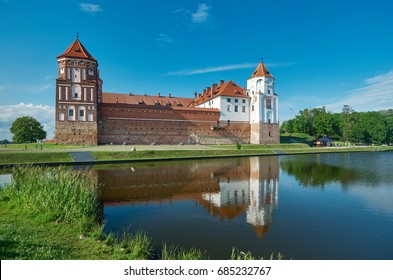 Mir Castle Complex.Europe, Belarus. July 1, 2017