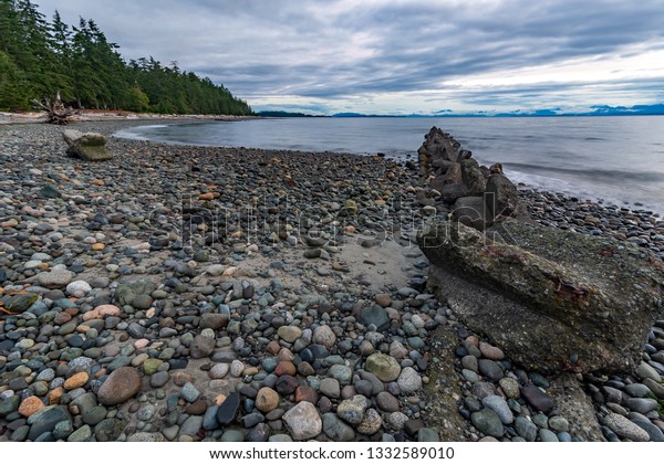 Miracle Beach Provincial Park Just North Stock Photo 1332589010 