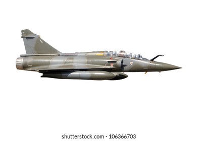 Mirage 2000 Military Fighter Jet Plane Isolated