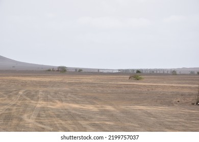 Mirage - Fake Image Of Water Visible On The Horizon