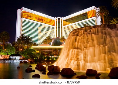 The Mirage Hotel/Casino At Night