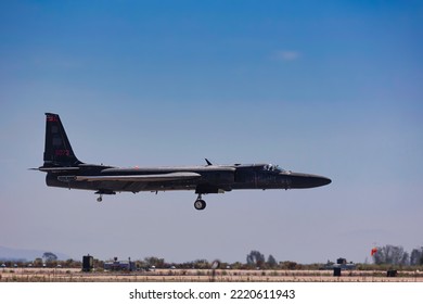 Miramar, California, USA - September 23, 2022: The U2 Dragon Lady Spy Plane Makes A Rare Appearance At The 2022 Miramar Airshow.