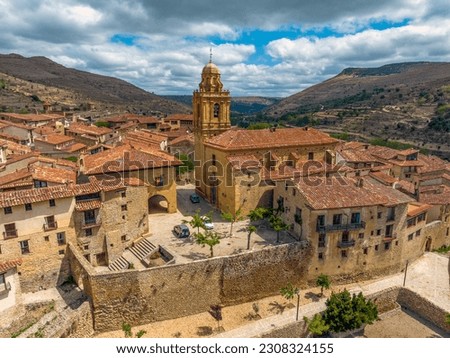 Mirambel in Teruel, Parish Church of Santa Margarita, Spain