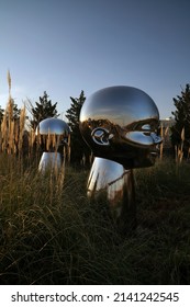 Mirror Art Sculpture Installation 