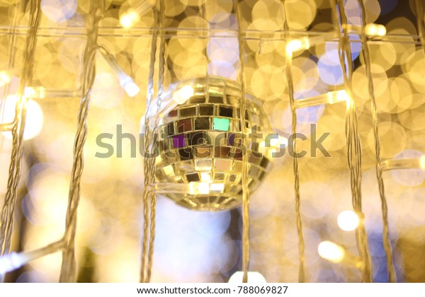 Mirror Disco Ball Hang On Ceiling Stock Photo Edit Now