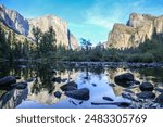 mirror lake in Yosemite national park